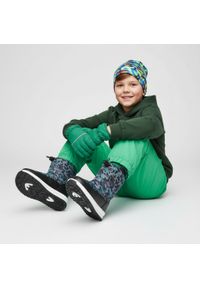 Big-Star - Szare Śniegowce Big Star Ocieplane Buty Dziecięce. Kolor: szary. Materiał: syntetyk, materiał, skóra ekologiczna, futro. Szerokość cholewki: normalna. Wzór: kolorowy. Sezon: zima #3