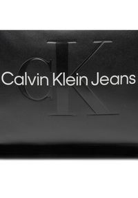 Calvin Klein Jeans Plecak Sculpted Campus K60K612223 Czarny. Kolor: czarny. Materiał: skóra