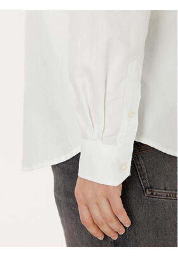 Tommy Jeans Koszula DW0DW19890 Biały Regular Fit. Kolor: biały. Materiał: bawełna