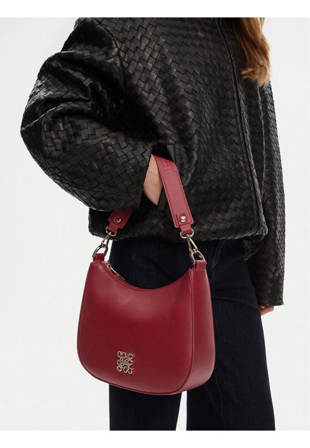 Nine West Torebka CEO-NANCY-H241690 Bordowy. Kolor: czerwony