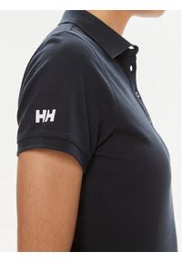 Helly Hansen Polo W Crew Pique 2 Polo 53055 Granatowy Slim Fit. Typ kołnierza: polo. Kolor: niebieski. Materiał: bawełna #4