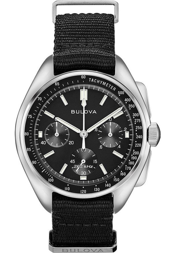 Zegarek Bulova Zegarek męski Bulova 96A225 czarny. Kolor: czarny