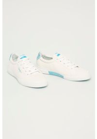 Pepe Jeans - Tenisówki Kenton Basss. Nosek buta: okrągły. Zapięcie: sznurówki. Kolor: biały. Materiał: guma #4