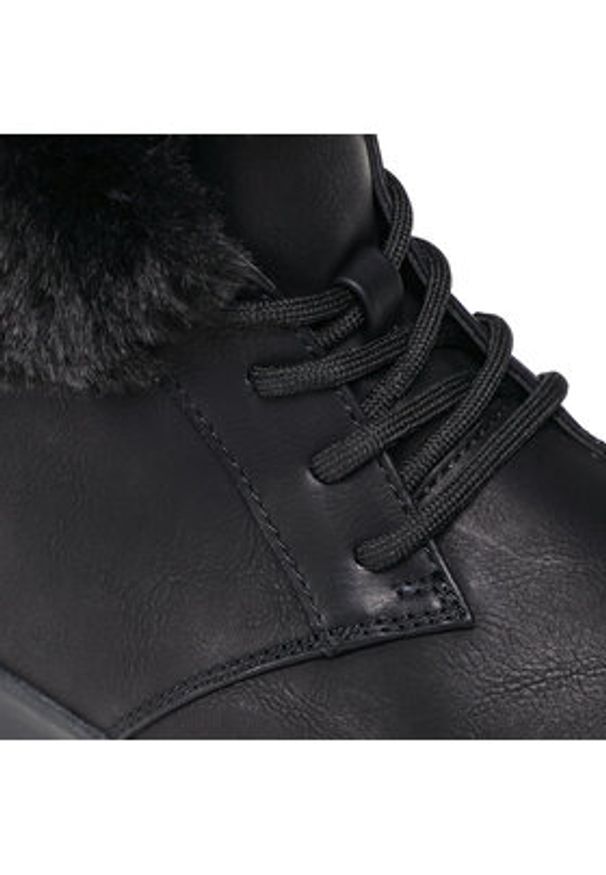 Clara Barson Trzewiki WS6010-02 Czarny. Kolor: czarny. Materiał: skóra