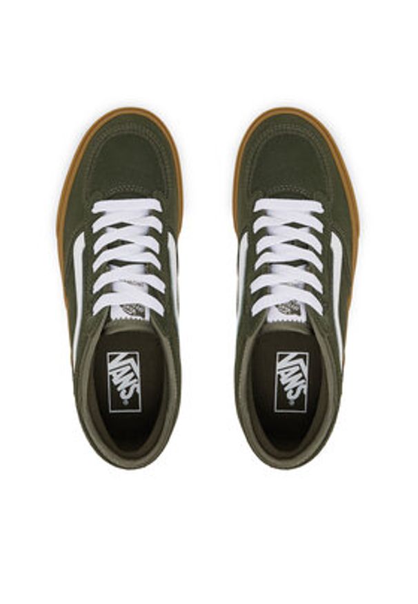 Vans Tenisówki Rowley Classic VN000SF4N3U1 Khaki. Kolor: brązowy. Materiał: zamsz, skóra