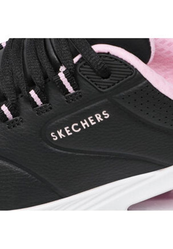 skechers - Skechers Sneakersy Uno 2 2nd Best 155542/BLK Czarny. Kolor: czarny. Materiał: skóra
