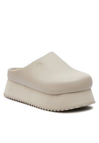 Calvin Klein Jeans Klapki Close Toe Flatform Mg Uc YW0YW01440 Beżowy. Kolor: beżowy