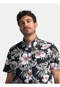 Petrol Industries Koszula M-1040-SIS418 Czarny Regular Fit. Kolor: czarny. Materiał: bawełna #6