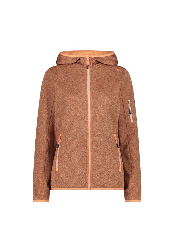 Bluza damska turystyczna CMP 30H5856. Kolor: żółty, wielokolorowy, pomarańczowy. Materiał: polar. Sport: turystyka piesza