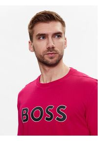 BOSS - Boss T-Shirt 50488793 Różowy Regular Fit. Kolor: różowy. Materiał: bawełna #6