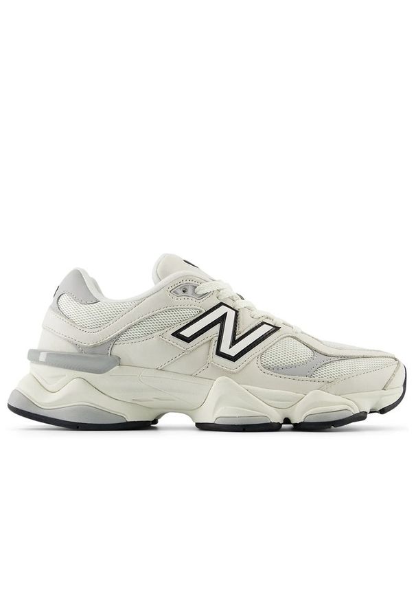 Buty New Balance U9060ZGF - białe. Kolor: biały. Materiał: materiał, skóra, syntetyk, guma. Szerokość cholewki: normalna. Sport: turystyka piesza