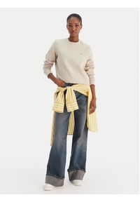 Tommy Jeans Jeansy Claire DW0DW22629 Granatowy Wide Leg. Kolor: niebieski #3