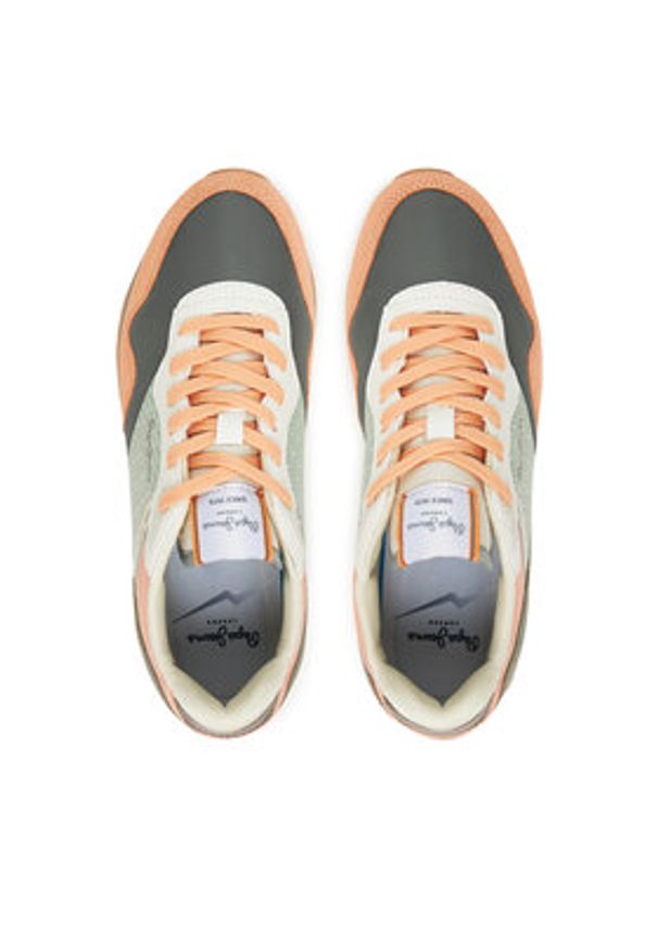 Pepe Jeans Sneakersy London Jelly W PLS400009 Pomarańczowy. Kolor: pomarańczowy. Materiał: materiał