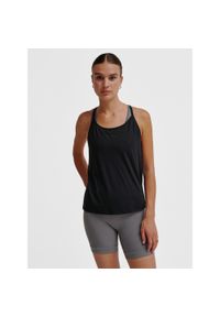 Damski tank top Hummel Mt Vanja Strap. Kolor: czarny. Sport: piłka nożna #1