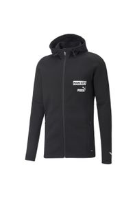 Puma - Manteau Homme MCFC CASUALS Noir Noir. Typ kołnierza: kaptur. Kolor: wielokolorowy, biały, czarny. Materiał: materiał. Sport: piłka nożna #1