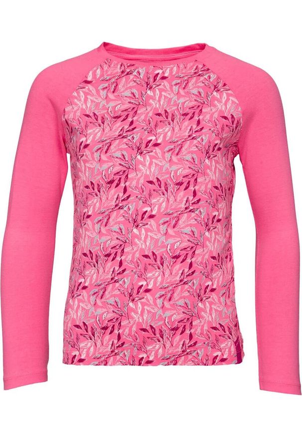 ZONE PERFECT - Koszulka dziewczęca LOAP Bilara długi rękaw róż 146-152. Okazja: na uczelnię. Kolor: różowy. Materiał: bawełna. Długość rękawa: długi rękaw. Długość: długie. Wzór: nadruk, kolorowy