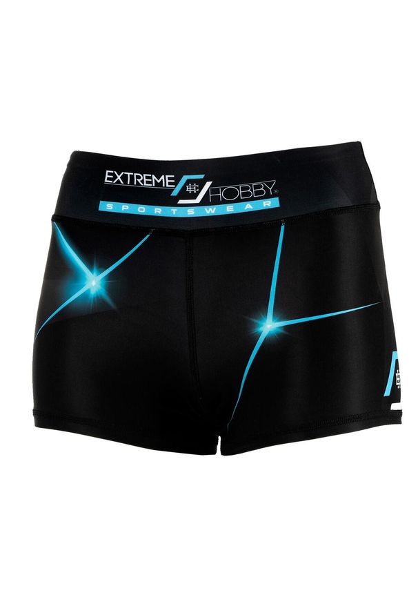Spdenki sportowe damskie do jogi fitnessu EXTREME HOBBY MT SPORT. Kolor: niebieski. Materiał: poliester, elastan. Długość: krótkie. Sport: fitness, joga i pilates