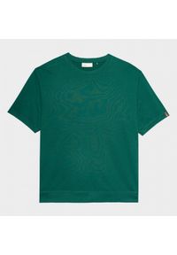 outhorn - T-shirt gładki męski - zielony. Okazja: na co dzień. Kolor: zielony. Materiał: bawełna, dresówka, dzianina. Długość rękawa: krótki rękaw. Wzór: gładki. Styl: casual #2