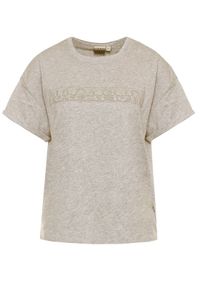 Napapijri T-Shirt Siccari NP0A4E3W1 Szary Regular Fit. Kolor: szary #5