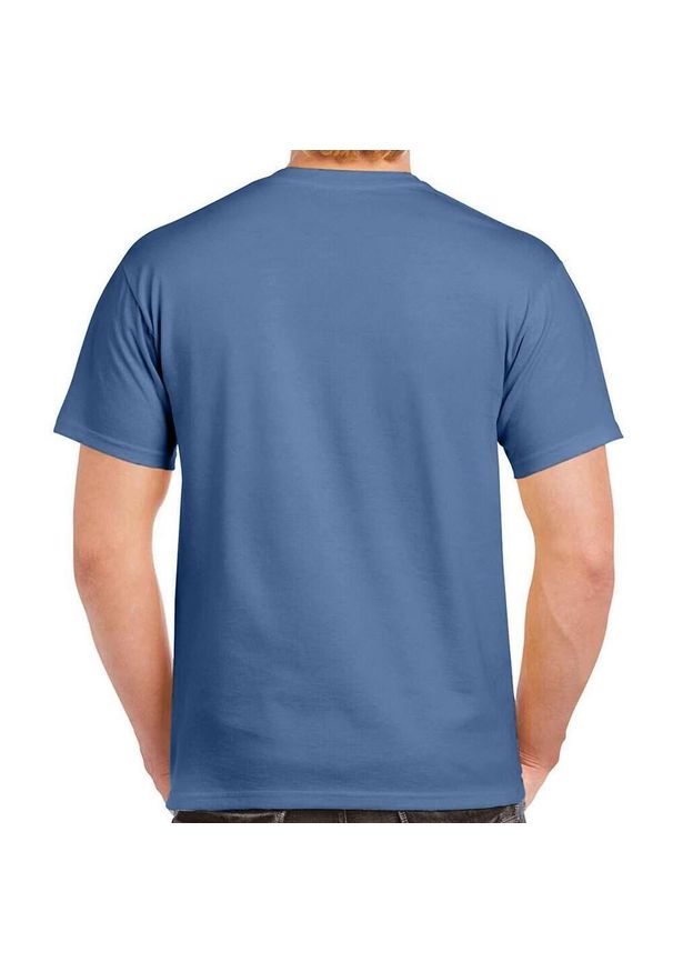 GILDAN - Ultra Bawełniana Koszulka Unisex Dla Dorosłych. Kolor: niebieski. Materiał: bawełna
