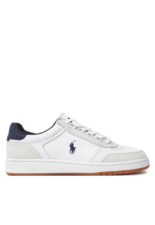 Polo Ralph Lauren Sneakersy 8,10E+11 Biały. Kolor: biały. Materiał: skóra