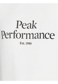 Peak Performance T-Shirt Original G77692360 Biały Slim Fit. Kolor: biały. Materiał: bawełna