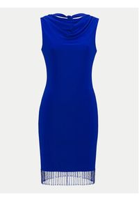 Joseph Ribkoff Sukienka koktajlowa 242702 Niebieski Slim Fit. Kolor: niebieski. Materiał: syntetyk. Styl: wizytowy
