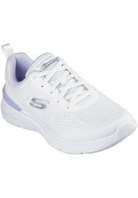 skechers - Adidasy Skechers Skech-air Dynamight, Kobiety. Kolor: biały. Materiał: materiał