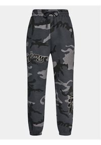 Grimey Spodnie dresowe GRTS246 Czarny Urban Fit. Kolor: czarny. Materiał: bawełna, dresówka