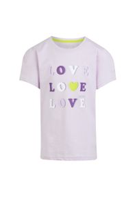 Regatta - T-shirt Dziecięca Serce Bosley VII. Kolor: wielokolorowy, różowy, fioletowy
