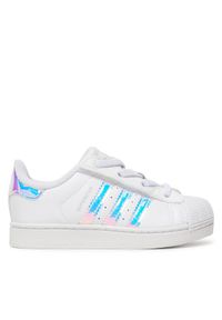 Adidas - adidas Sneakersy Superstar II Cf El I JQ1791 Biały. Kolor: biały. Materiał: skóra. Model: Adidas Superstar #1