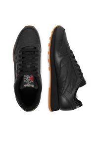 Reebok Sneakersy EO-CLASSIC LEATHER 100008493 Czarny. Kolor: czarny. Materiał: syntetyk, skóra. Model: Reebok Classic #7