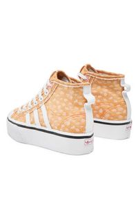 Adidas - adidas Sneakersy Disney Nizza Platform Mid GZ1657 Pomarańczowy. Kolor: pomarańczowy. Materiał: materiał. Wzór: motyw z bajki. Obcas: na platformie #3