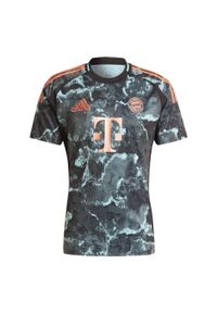 Adidas - Koszulka FC Bayern 24/25 Away. Kolor: czarny. Materiał: materiał