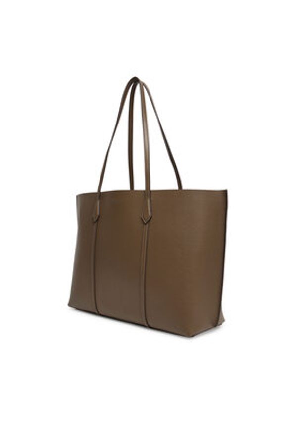 Tory Burch Torebka Perry Tote 169476 Brązowy. Kolor: brązowy. Materiał: skórzane