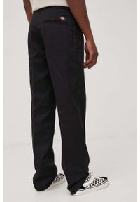 Dickies spodnie męskie kolor czarny proste DK0A4XK6BLK-Black. Okazja: na co dzień. Kolor: czarny. Materiał: tkanina. Styl: casual #2
