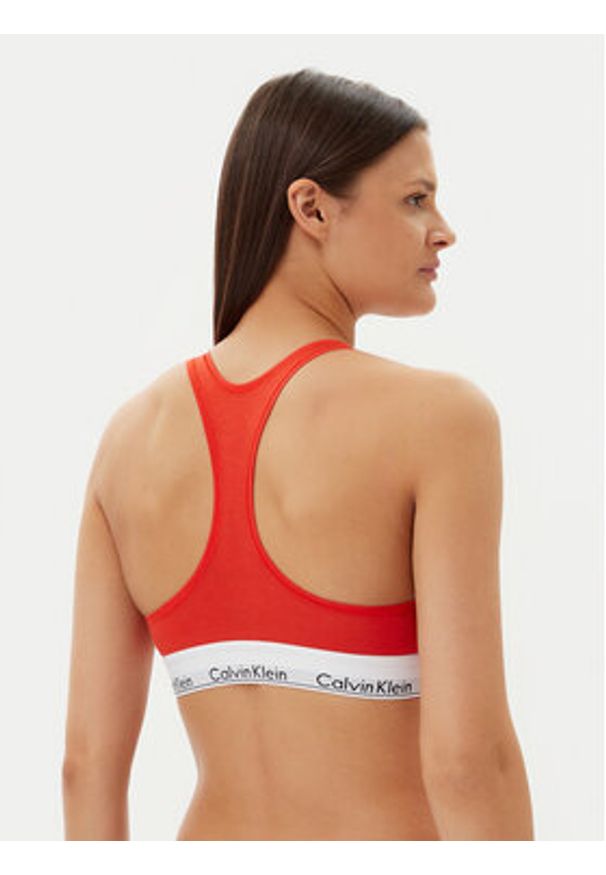 Calvin Klein Underwear Biustonosz top 0000F3785E Czerwony. Kolor: czerwony. Materiał: bawełna