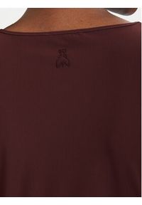 Patrizia Pepe Sukienka codzienna 2A3081/JZ26-B887 Brązowy Slim Fit. Okazja: na co dzień. Kolor: brązowy. Materiał: syntetyk. Typ sukienki: proste. Styl: casual #4