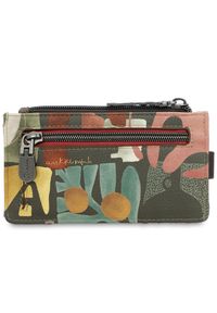 Brązowe Damskie Etui Na Karty Anekke Muse. Kolor: brązowy. Materiał: materiał #8