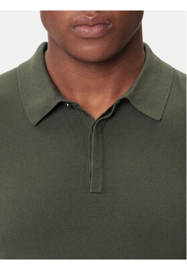 Hugo - HUGO Polo San Peter-CV 50536672 Zielony Regular Fit. Typ kołnierza: polo. Kolor: zielony. Materiał: wiskoza