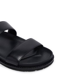 Tory Burch Klapki Romy Sport 183278 Czarny. Kolor: czarny. Materiał: skóra. Styl: sportowy #5