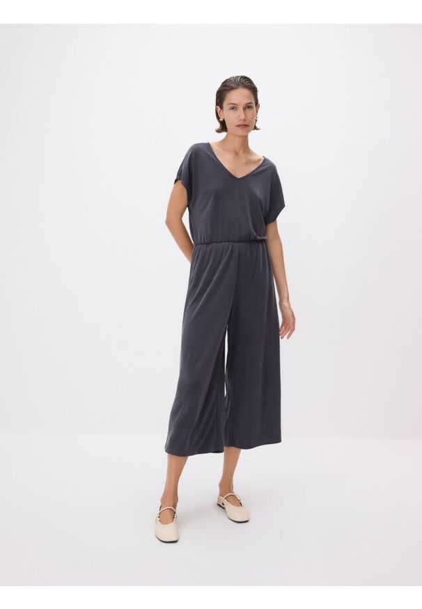 Reserved - Kombinezon z modalem - ciemnoszary. Kolor: szary