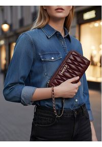 MEXX Portfel CEO-MEXX-W1-001-AW25 Bordowy. Kolor: czerwony. Materiał: syntetyk, materiał