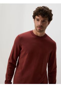 Reserved - Wiskozowy sweter - intenstywna czerwień. Kolor: czerwony. Materiał: wiskoza