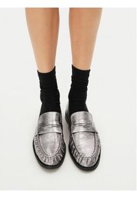 Badura Lordsy LILAC-SLT152SK Srebrny. Kolor: srebrny. Materiał: skóra #5