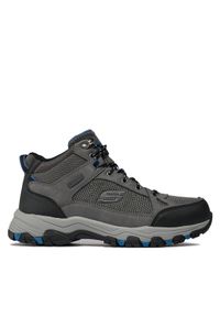 skechers - Skechers Trapery Selmen Melano 204477/GRY Szary. Kolor: szary. Materiał: materiał