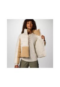 columbia - Kurtka ocieplana damska Columbia Leadbetter Point II Sherpa Hybrid. Kolor: biały, beżowy, wielokolorowy