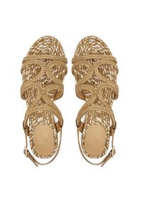 Castañer Espadryle Pitra/266 025585 Złoty. Kolor: złoty. Materiał: materiał