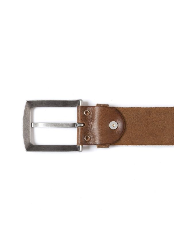 Mustang - MUSTANG PASEK SKÓRZANY SOPO-MUS142 645 40mm Ledergürtel (RO40-2626A). Materiał: skóra. Wzór: paski. Styl: klasyczny