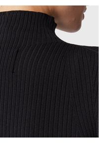 Calvin Klein Jeans Sukienka dzianinowa J20J220354 Czarny Slim Fit. Kolor: czarny. Materiał: dzianina, syntetyk #4